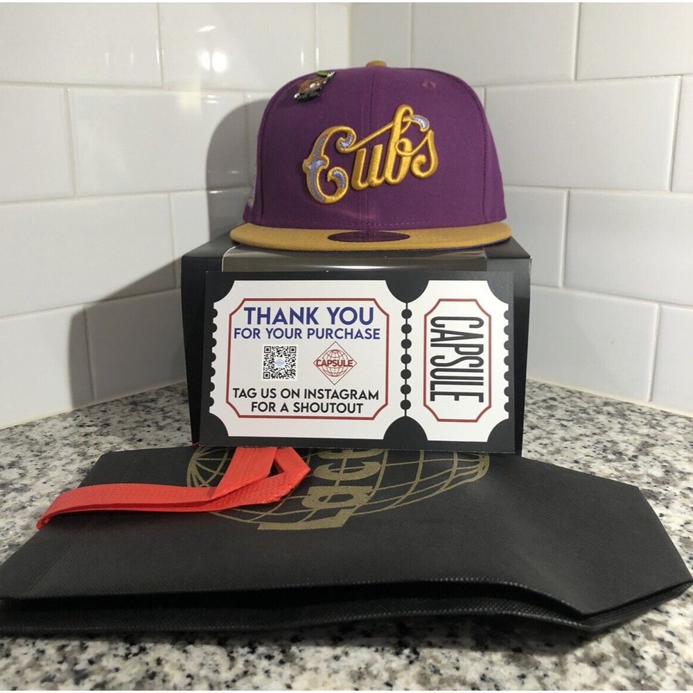 Chicago Cubs New Era 59FIFTY Script PB&J 2.0 1933 All Star Game Fitted Hat 7 1/4
